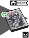 Camiseta zaslie® Bandido Pirata Gris