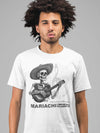 T-shirt zaslie® Mariachi Mexico Rock White