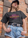 Camiseta zaslie® Rock&Roll Negro