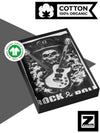 Camiseta zaslie® Stained Guitar Negro