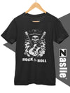 Camiseta zaslie® Stained Guitar Negro